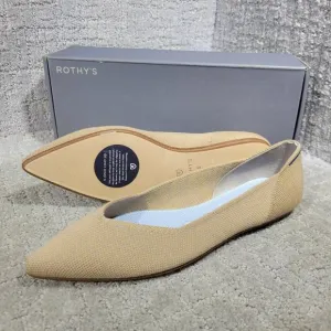 Rothy's The Merino Collection Camel Pointed Flat Shoes Women's Multiple Sizes