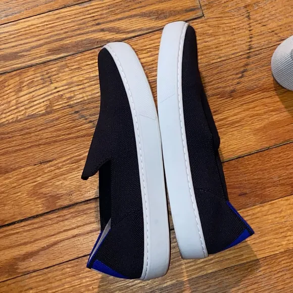 Rothy's The Original Slip On Black Sneaker- Size 7