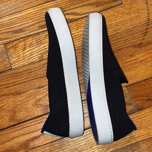 Rothy's The Original Slip On Black Sneaker- Size 7