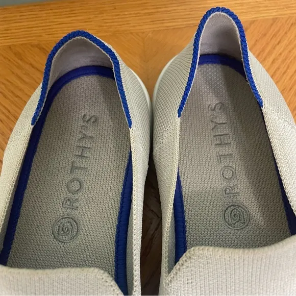 Rothy’s The Original Slip On Sneakers in Sand Women’s Size 8