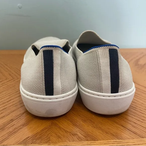 Rothy’s The Original Slip On Sneakers in Sand Women’s Size 8