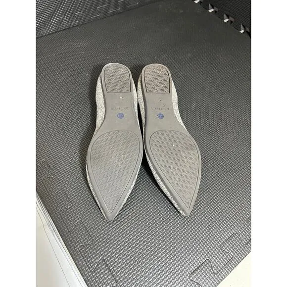 Rothy's The‎ Point Heather Gray Taupe Retired Women’s Size 8 Flat Shoes