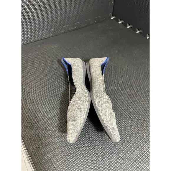 Rothy's The‎ Point Heather Gray Taupe Retired Women’s Size 8 Flat Shoes
