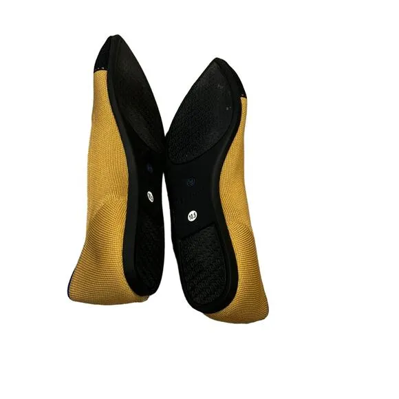 Rothy's The Point II Flat Slip On Shoes Camel Captoe Size 10.5 NWOT