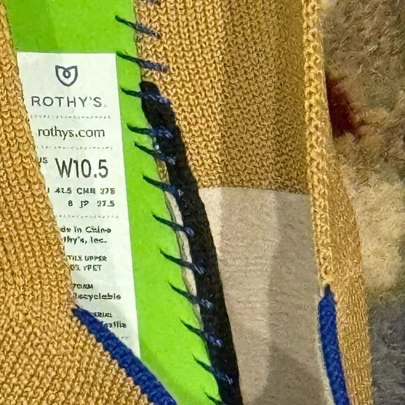 Rothy's The Point II Flat Slip On Shoes Camel Captoe Size 10.5 NWOT
