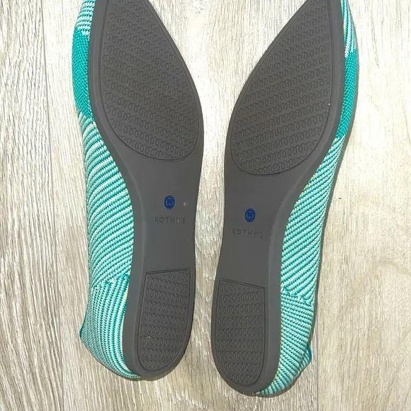 Rothys the point size 12 sherbet green woman’s flat shoes