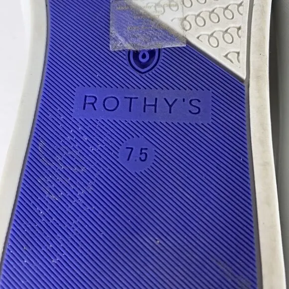 Rothy's THE SNEAKER in Sand Classic Slip-On Sneakers Size 7.5