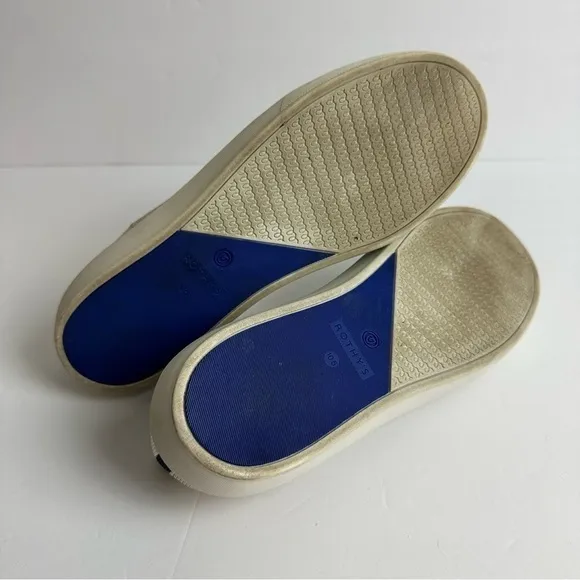Rothys The Sneaker Shoes Slip On Cream Women’s 10.5 Washable