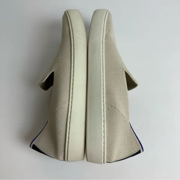 Rothys The Sneaker Shoes Slip On Cream Women’s 10.5 Washable