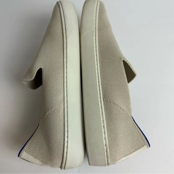 Rothys The Sneaker Shoes Slip On Cream Women’s 10.5 Washable