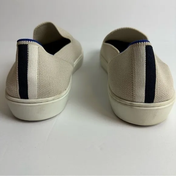 Rothys The Sneaker Shoes Slip On Cream Women’s 10.5 Washable