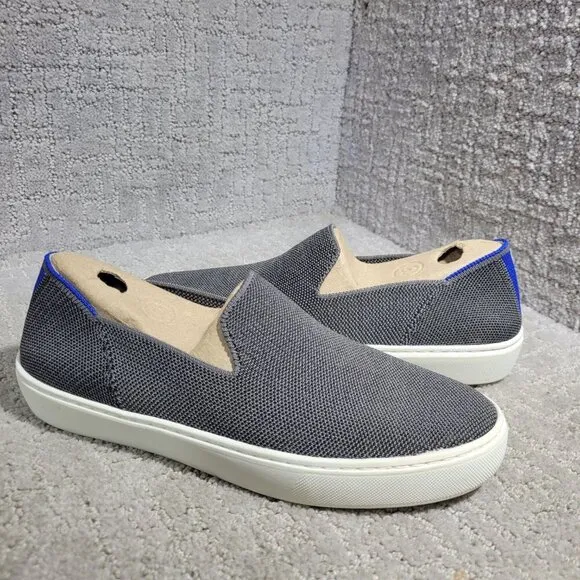 Rothy's The Sneaker Women's Size 9 US Steel Gray Round Toe Casual Slip On Shoes