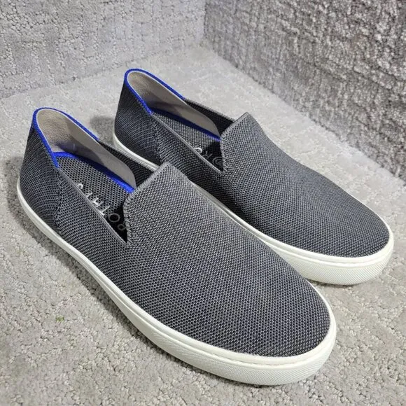 Rothy's The Sneaker Women's Size 9 US Steel Gray Round Toe Casual Slip On Shoes