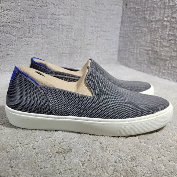 Rothy's The Sneaker Women's Size 9 US Steel Gray Round Toe Casual Slip On Shoes