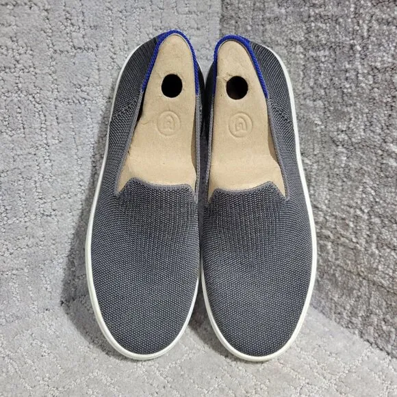 Rothy's The Sneaker Women's Size 9 US Steel Gray Round Toe Casual Slip On Shoes