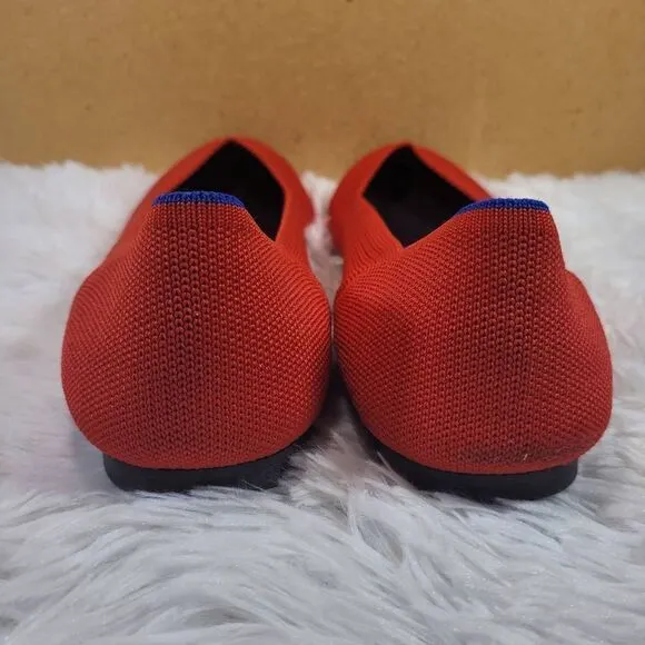 Rothy's Women's Bright Red- The Flat- Size 11