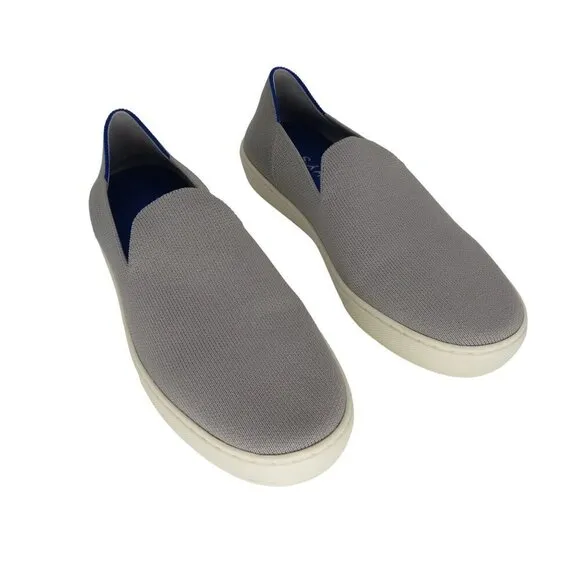 ROTHY'S Women's Light Gray Original Slip On Sneakers Size 8.5 Casual Comfort