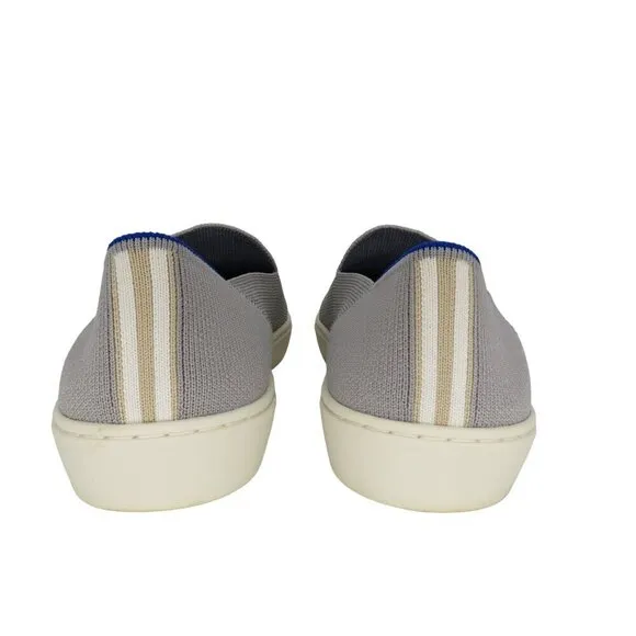 ROTHY'S Women's Light Gray Original Slip On Sneakers Size 8.5 Casual Comfort