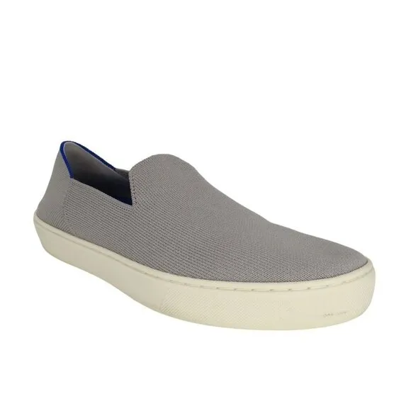 ROTHY'S Women's Light Gray Original Slip On Sneakers Size 8.5 Casual Comfort