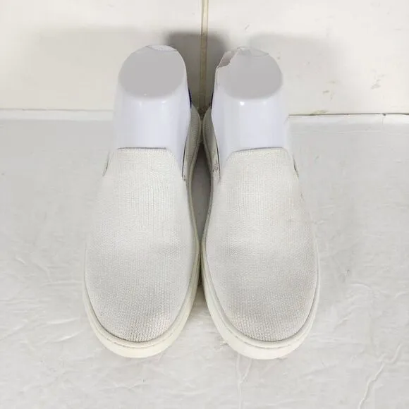 ROTHY'S Women's The Original Slip On US6 Knit White Flat Comfort Sneaker Shoes