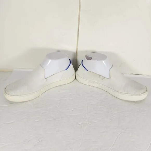 ROTHY'S Women's The Original Slip On US6 Knit White Flat Comfort Sneaker Shoes