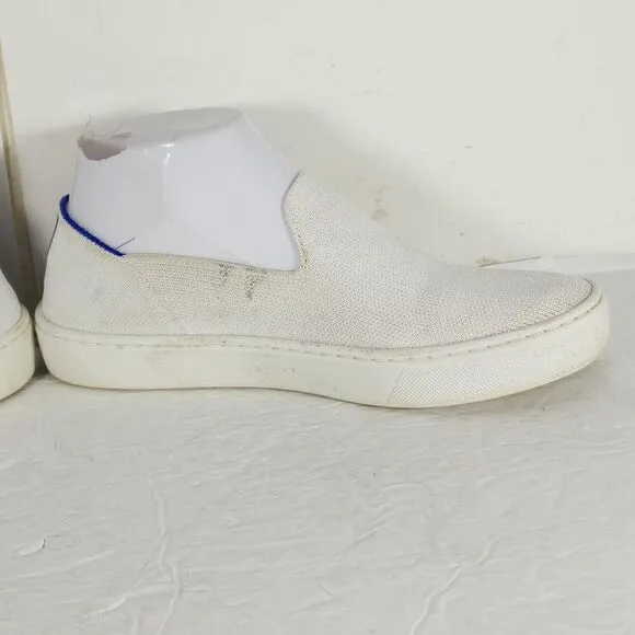 ROTHY'S Women's The Original Slip On US6 Knit White Flat Comfort Sneaker Shoes