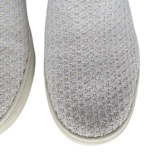 ROTHY'S Women's White Original Slip On Sneakers Woven Textured Size 8.5 Casual