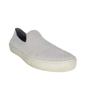 ROTHY'S Women's White Original Slip On Sneakers Woven Textured Size 8.5 Casual
