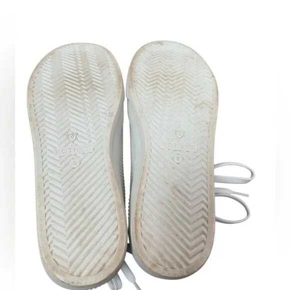 Rothy’s The Lace Up Sneakers in White 8