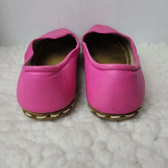 Sabah Slip On Unisex Shoes Size 8 Mens 10 Womens Condesa Pink Leather Rare Good
