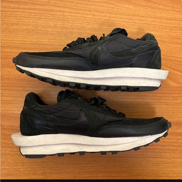 Sacai X Nike LD Waffle Black Nylon