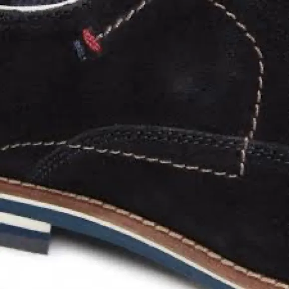 Salamander Navy Suede Casual Shoes