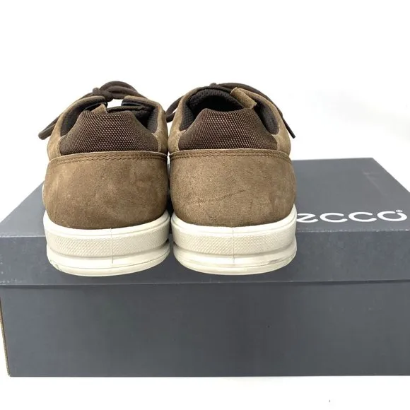 🌿SALE🌿 ECCO Men's Sneakers Ennio Cocoa Suede Brown Size 534374 01482