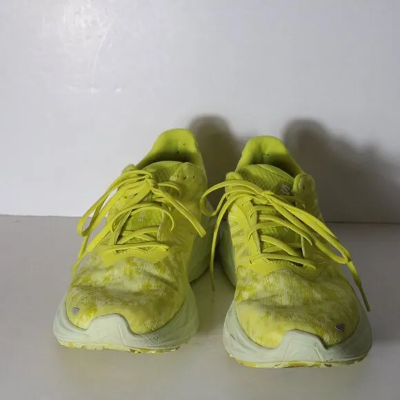 Salomon Aero Glide 2 Mens Running Sneakers Size 10.5 Neon Yellow 145464