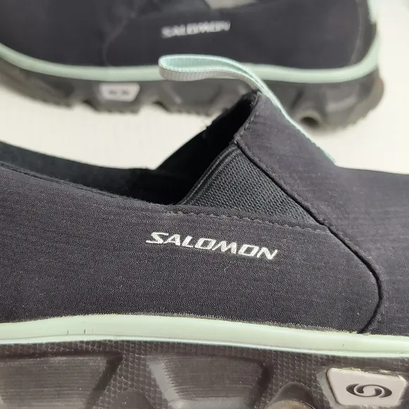 Salomon Black Sneakers with Sporty Design and Breathable Material Men's Size 10