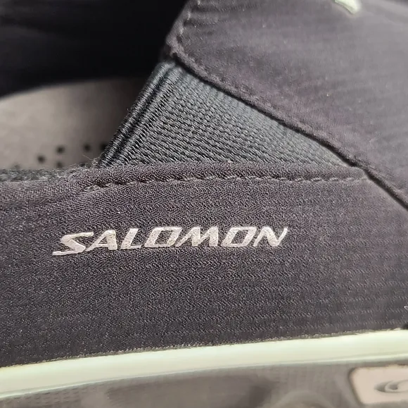 Salomon Black Sneakers with Sporty Design and Breathable Material Men's Size 10