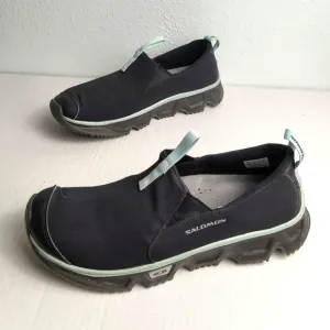 Salomon Black Sneakers with Sporty Design and Breathable Material Men's Size 10