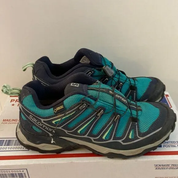 Salomon ortholite goretex contagrip shoes mens 7.5 USA 39.5 eur