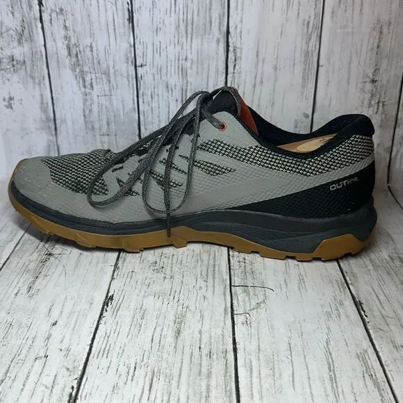 Salomon Outline GTX low top Hiking Shoes Sneakers Mens size 11.5 Gore Tex