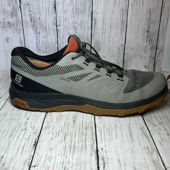 Salomon Outline GTX low top Hiking Shoes Sneakers Mens size 11.5 Gore Tex