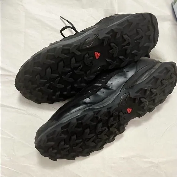 SALOMON PATHFINDER BLACK‎ HIKING RUNNING SNEAKERS SIZE W 10.5 M9.5