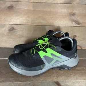 salomon wildcross 2 mens size 9 shoe black athletic trail running hiking sneaker
