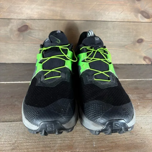 salomon wildcross 2 mens size 9 shoe black athletic trail running hiking sneaker