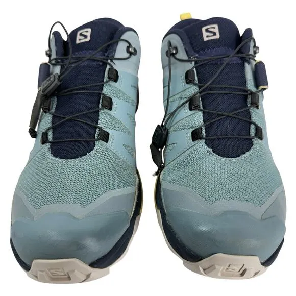 Salomon X Ultra 4 Blue Low Women's Hiking Trail Outdoor Shoes Size 9