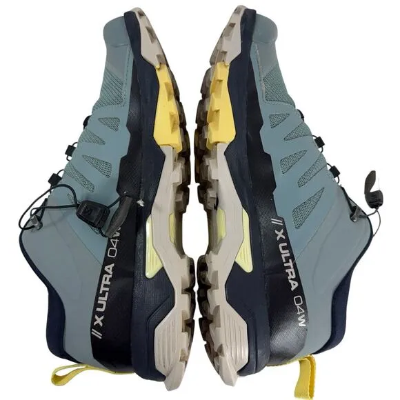 Salomon X Ultra 4 Blue Low Women's Hiking Trail Outdoor Shoes Size 9