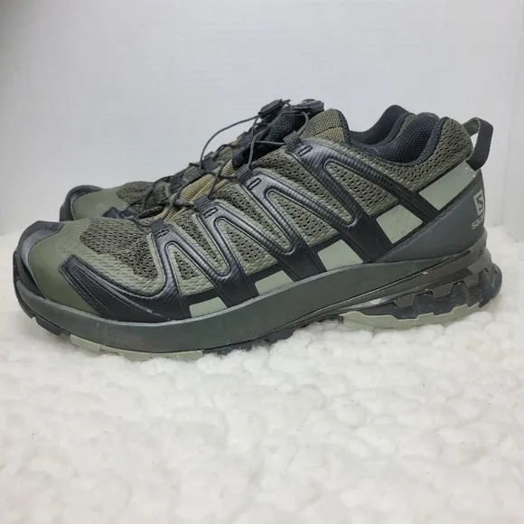 Salomon XA Pro 3D V8 Men's Sneaker Size 9 Forest Green Hiking Shoes