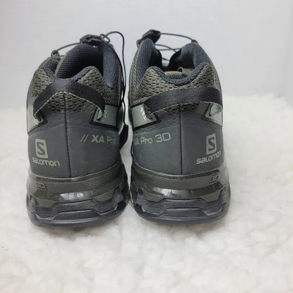 Salomon XA Pro 3D V8 Men's Sneaker Size 9 Forest Green Hiking Shoes