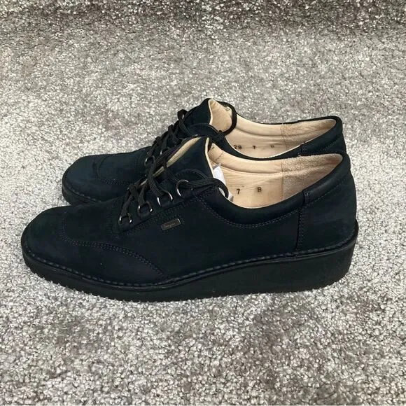 Salvatore Ferragamo Sport Black Suede Sneakers Size 7