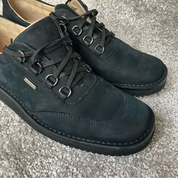 Salvatore Ferragamo Sport Black Suede Sneakers Size 7