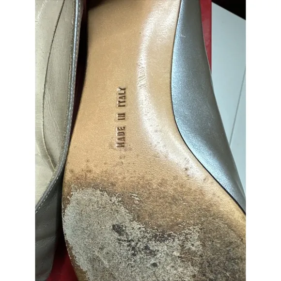 salvatore Ferragamo Women's  Shoes 6 AA Flat (Narrow) Navone Nordstrom $230 Box